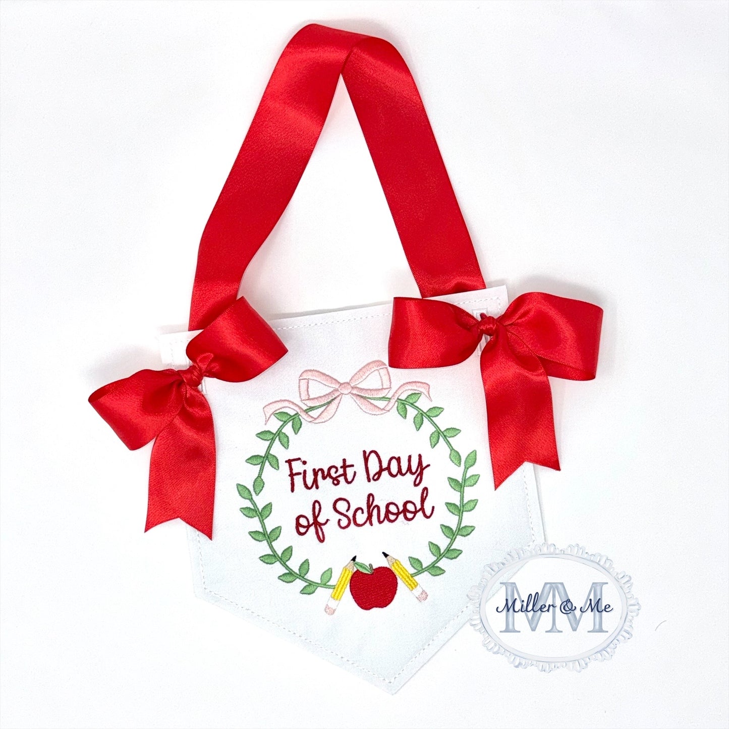 Back to School First Day Hanging Banner
