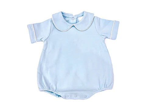 Baby Boys Peter Pan Collar PIping Edge Bubbe
