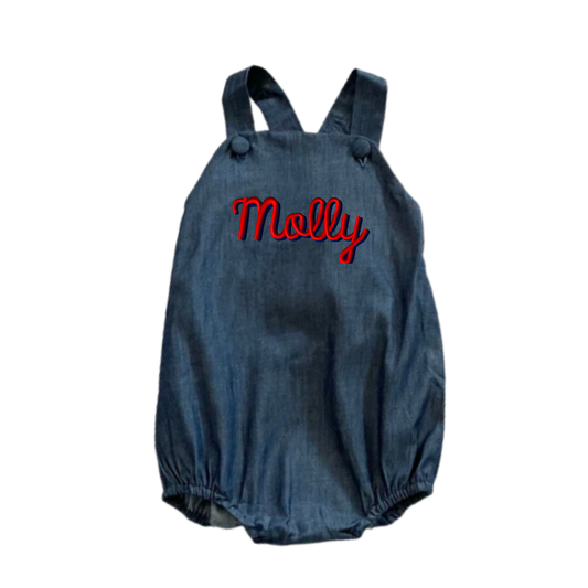 Patriotic Chambray Unisex Sunsuit