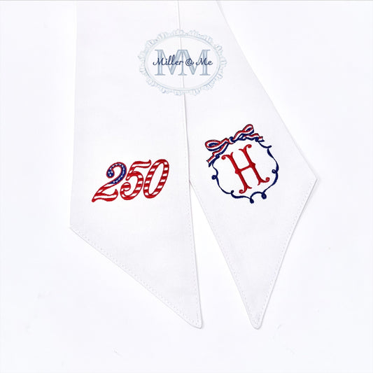 Custom Patriotic Wreath Sash