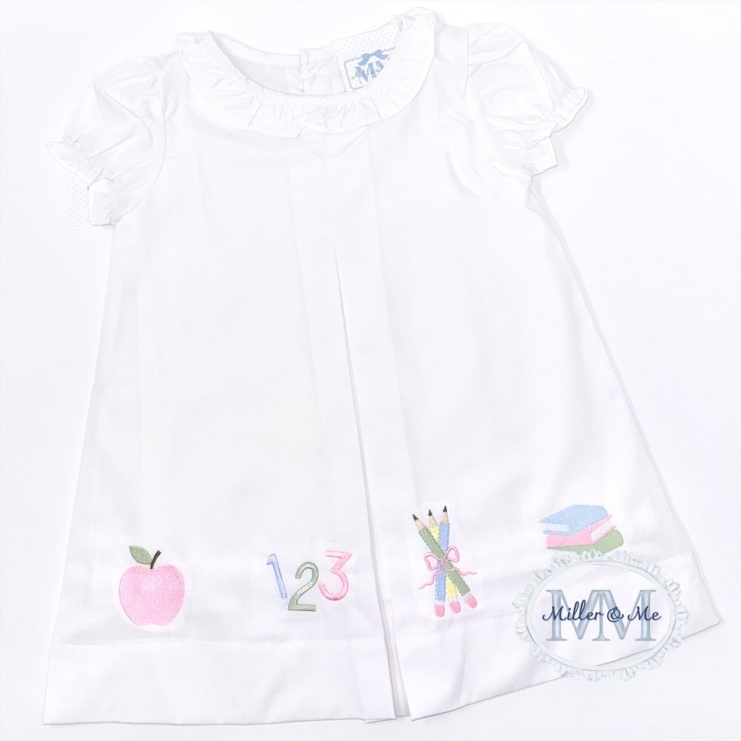 Back to School Ruffle Pleated Dress