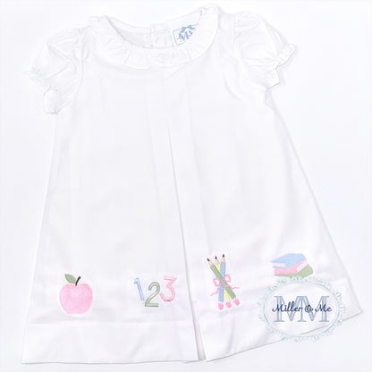 Back to School Ruffle Pleated Dress