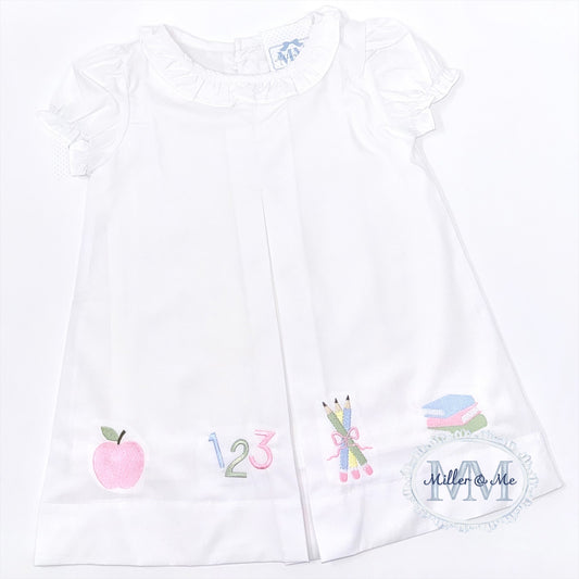 Back to School Ruffle Pleated Dress