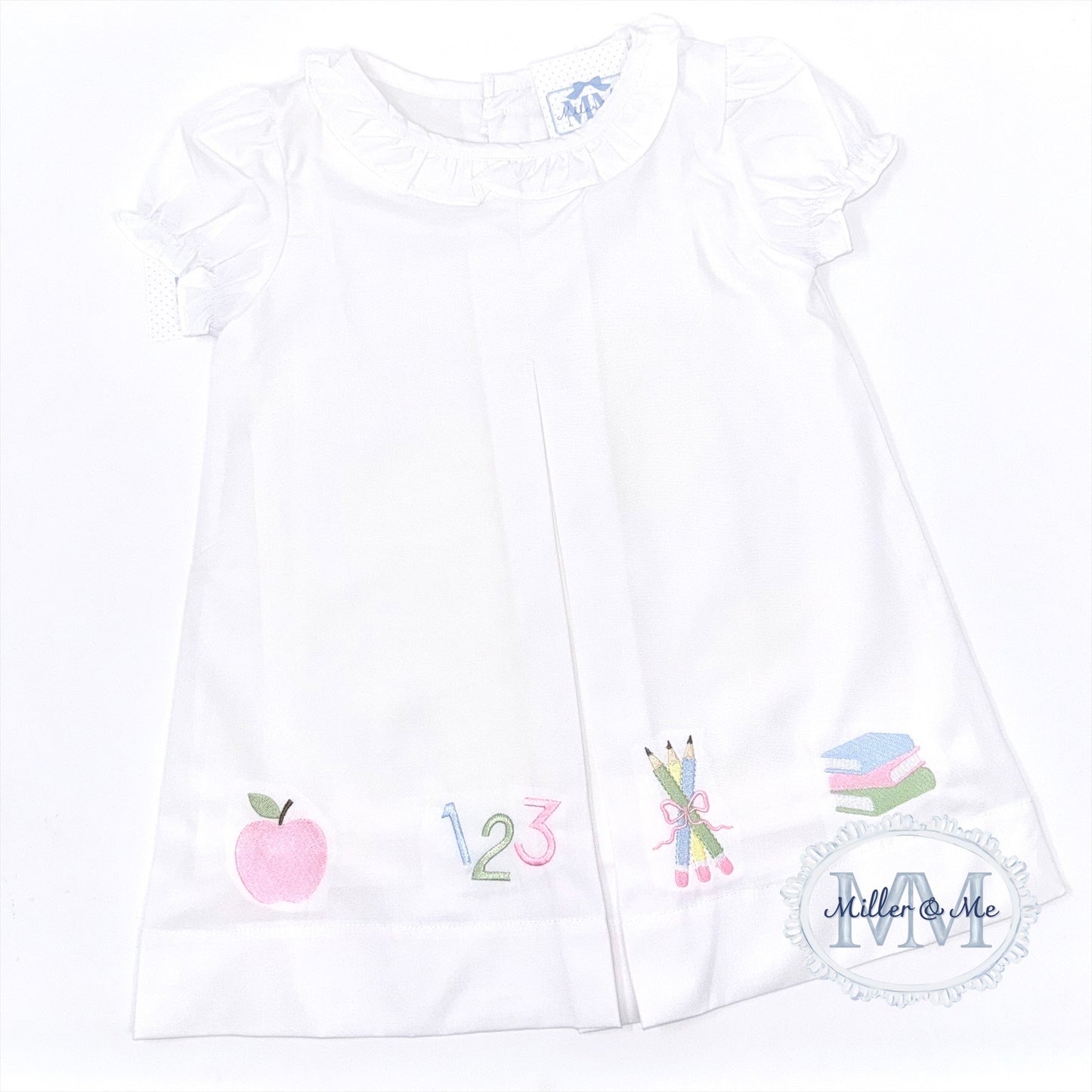 Back to School Ruffle Pleated Dress