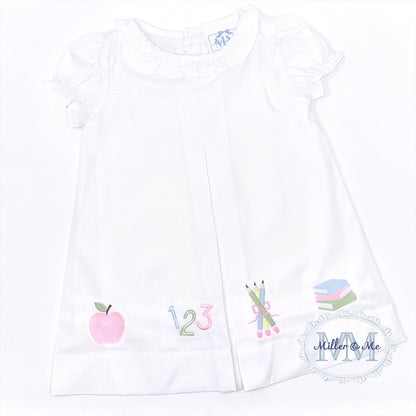 Back to School Ruffle Pleated Dress
