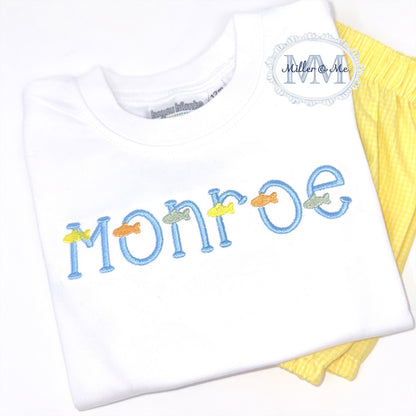 Personalized Fish Name Shirt