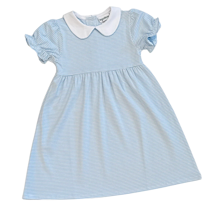 Peter Pan Collar Stripe Back to School Dress