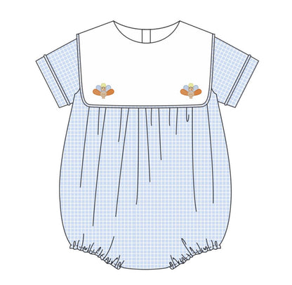 Blue Micro Gingham Turkey collection