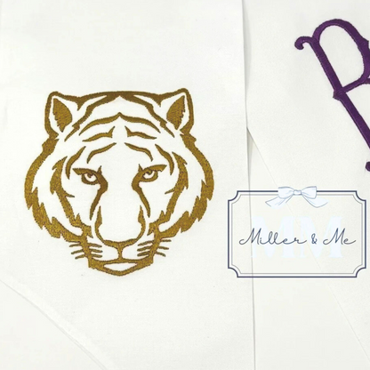 Tiger Personalized Wreath Sash
