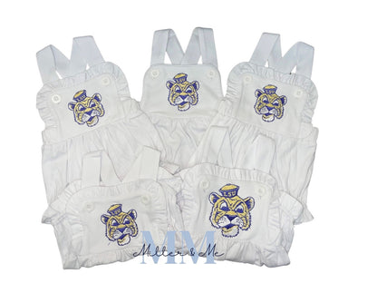 Vintage Tiger Children's Sunsuit Bubble Romper