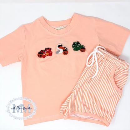 Cajun Halloween French Knot Outfit