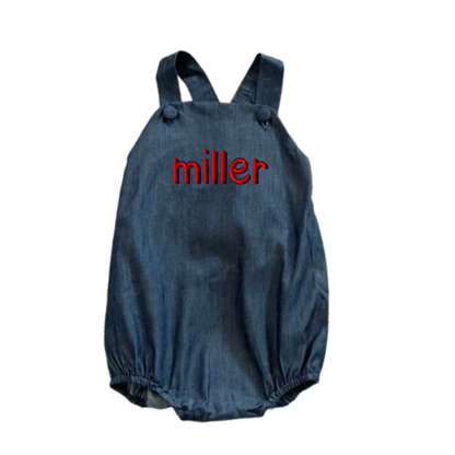 Patriotic Chambray Unisex Sunsuit