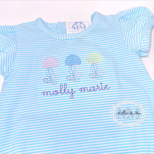 Girls Jellyfish Beach Theme Bubble