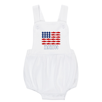 Patriotic Knit Sunsuit for Girls & Boys