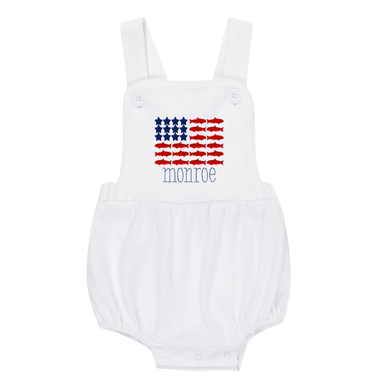 Patriotic Knit Sunsuit for Girls & Boys