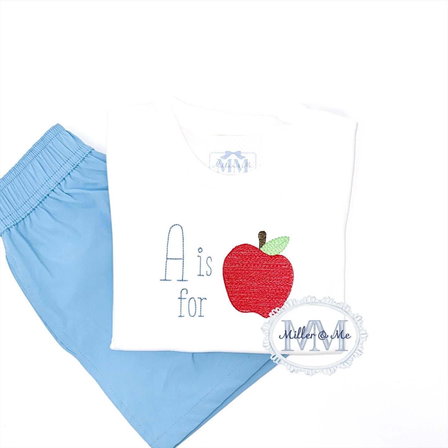 Unisex Back to School A is for Apple Shirt