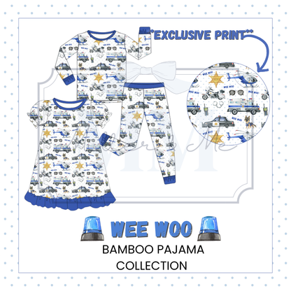 Wee Woo Bamboo Pajama Collection