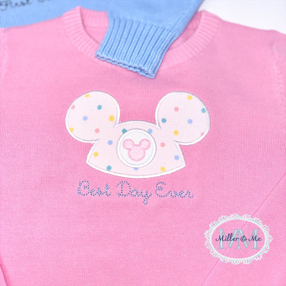 Magical mouse ears inspired sweater