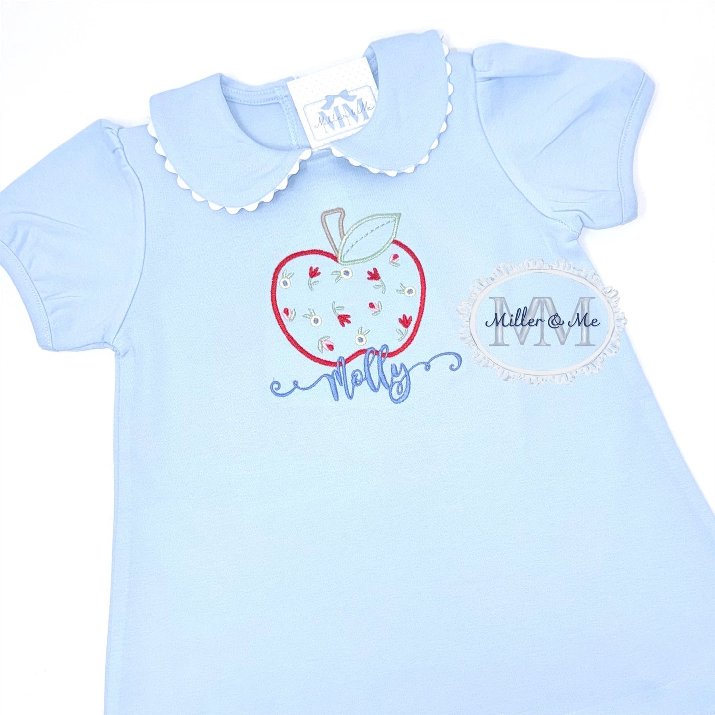 Back to School Girls Peter Pan Collar Dress