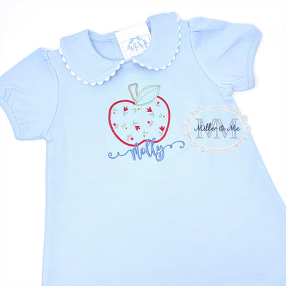Back to School Girls Peter Pan Collar Dress