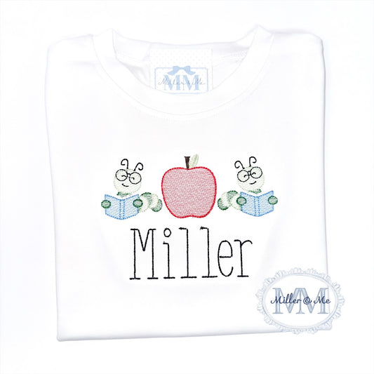Unisex Back to School Sketch Bookworm Shirt