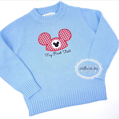 Magical mouse ears inspired sweater