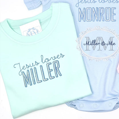 Jesus loves Personalized Children’s Shirt