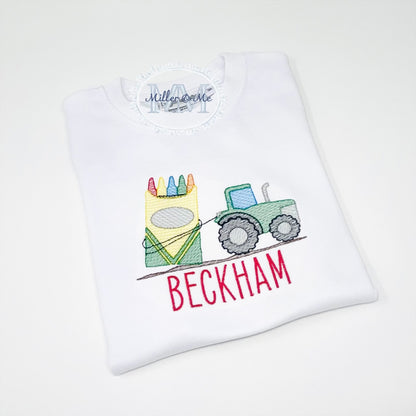 Unisex Back to School Tractor Shirt