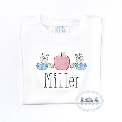Unisex Back to School Sketch Bookworm Shirt