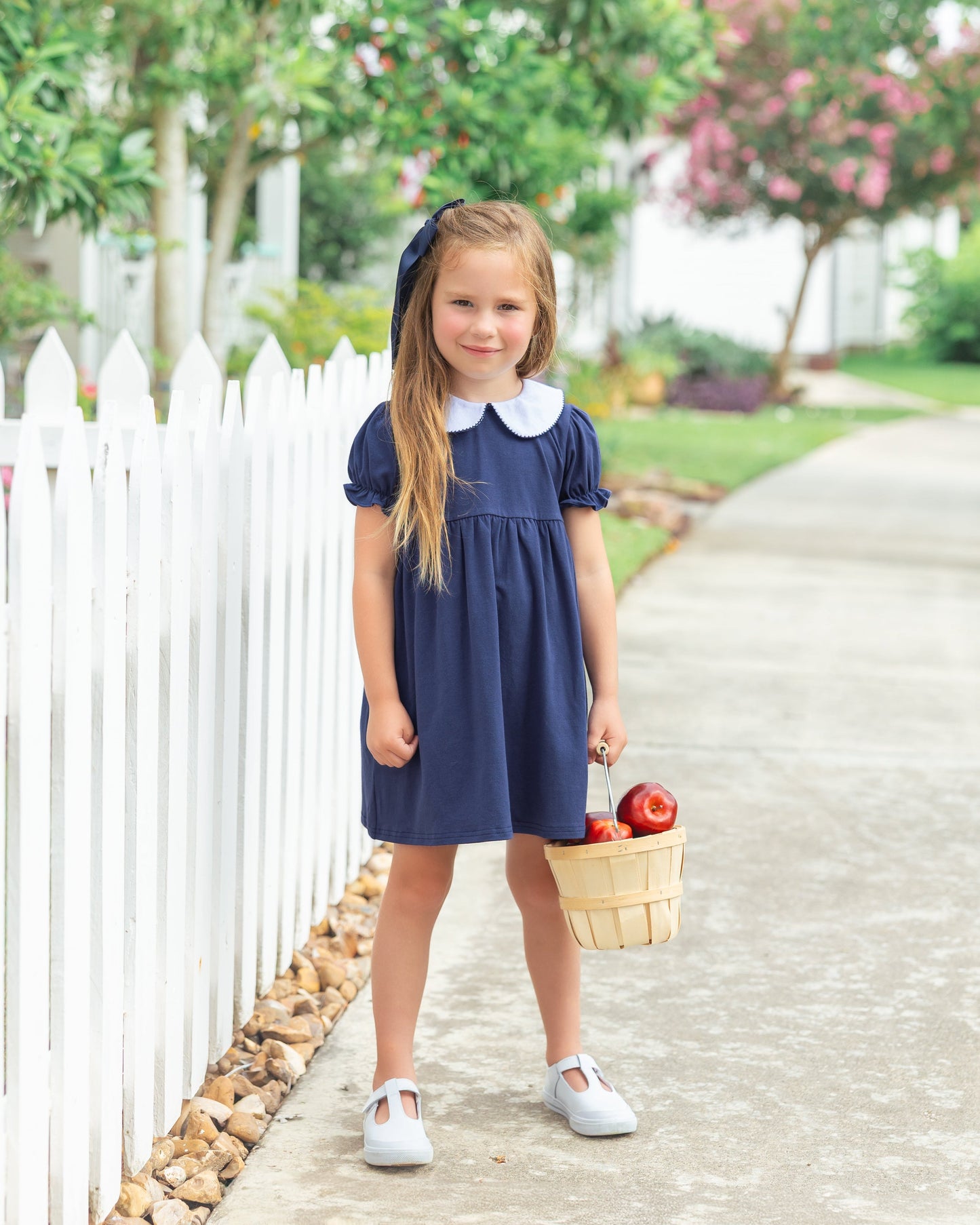 Navy Charlotte Dress - Pre-Order