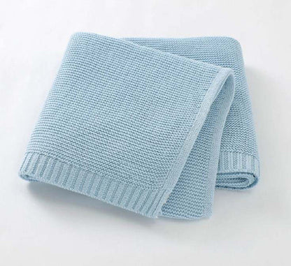 Personalized Knit Cotton Blanket