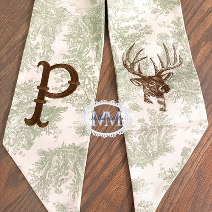 Whitetail Deer Wreath Sash