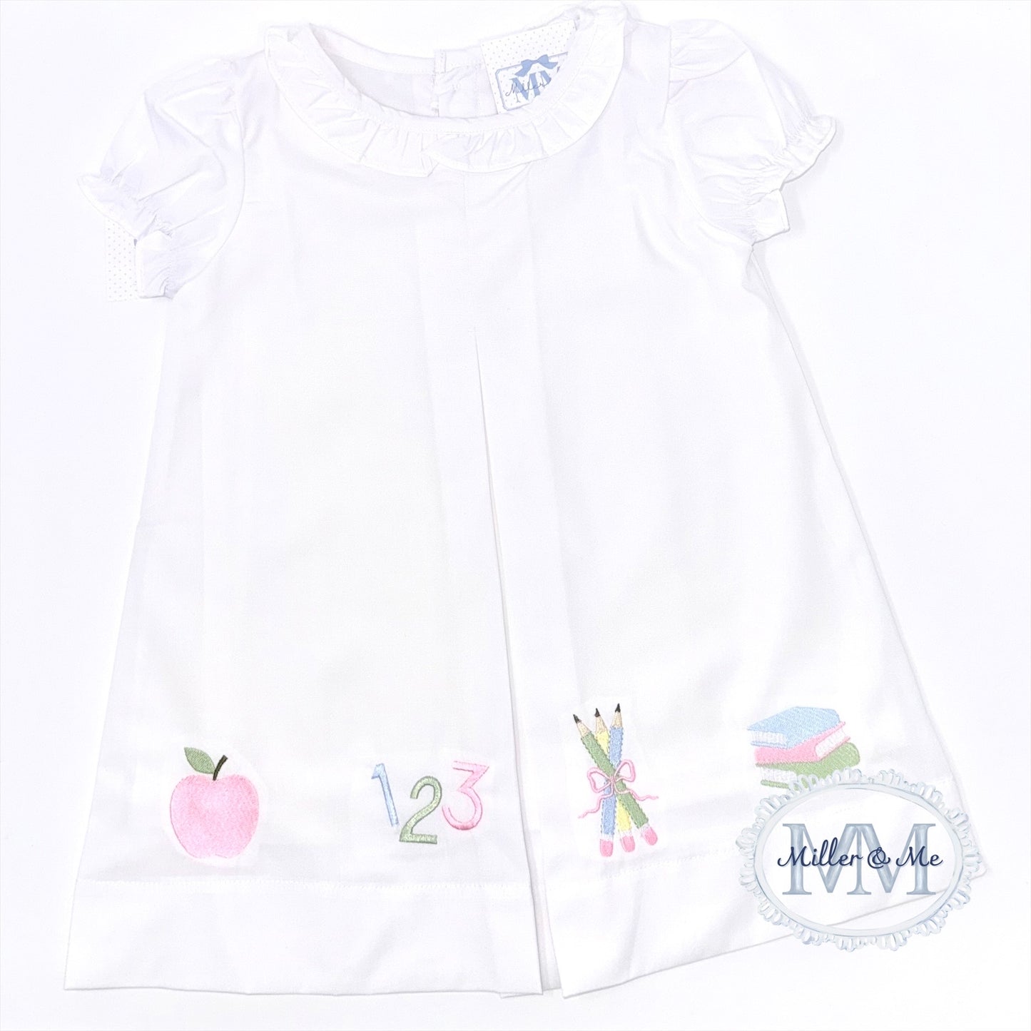 Back to School Ruffle Pleated Dress