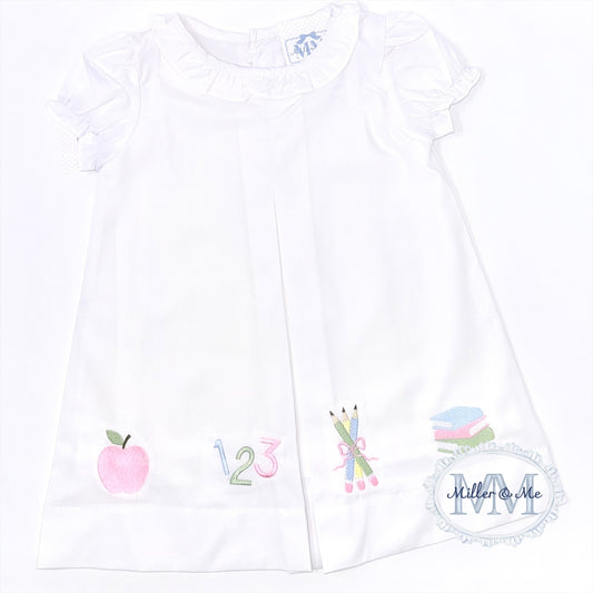 Back to School Ruffle Pleated Dress