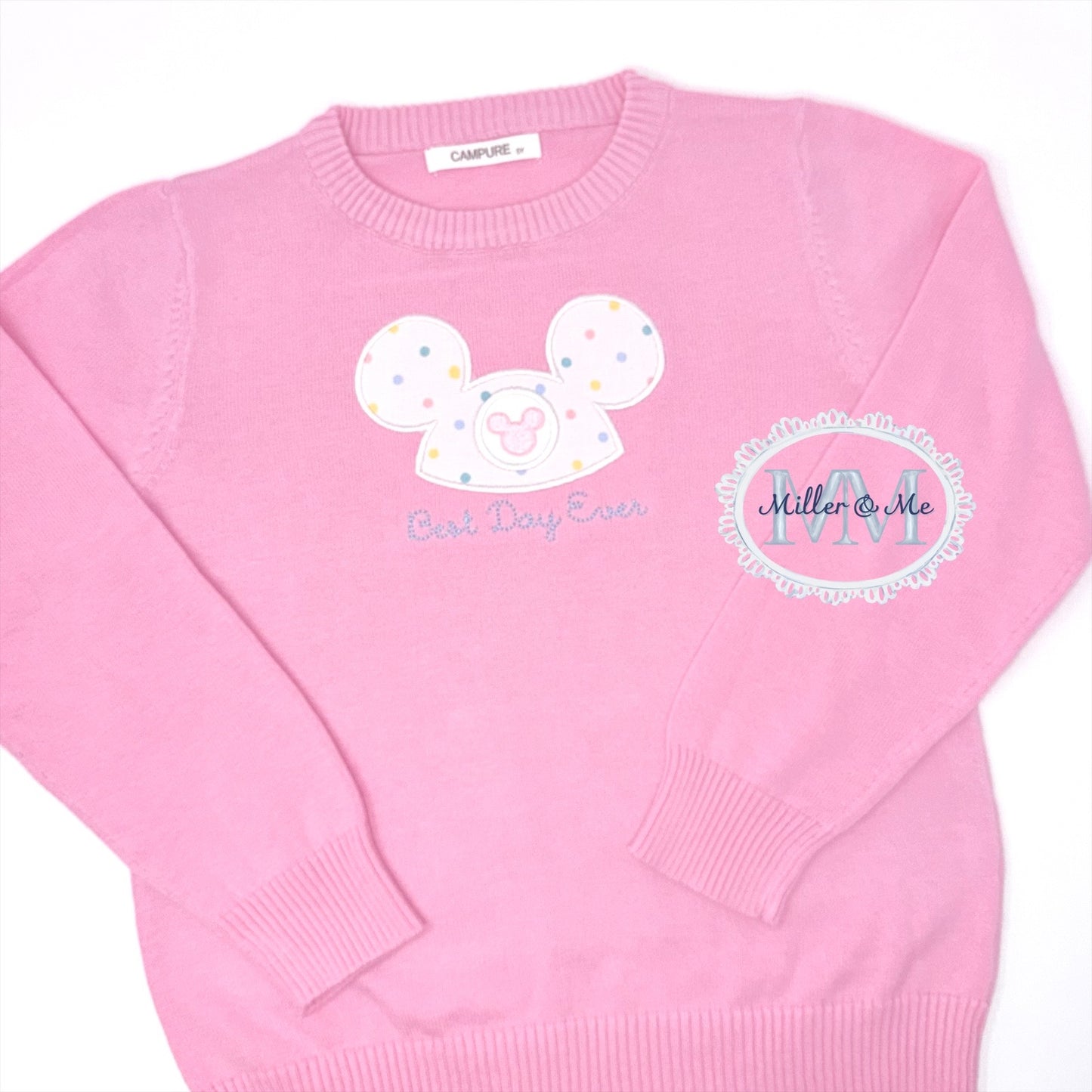 Magical mouse ears inspired sweater