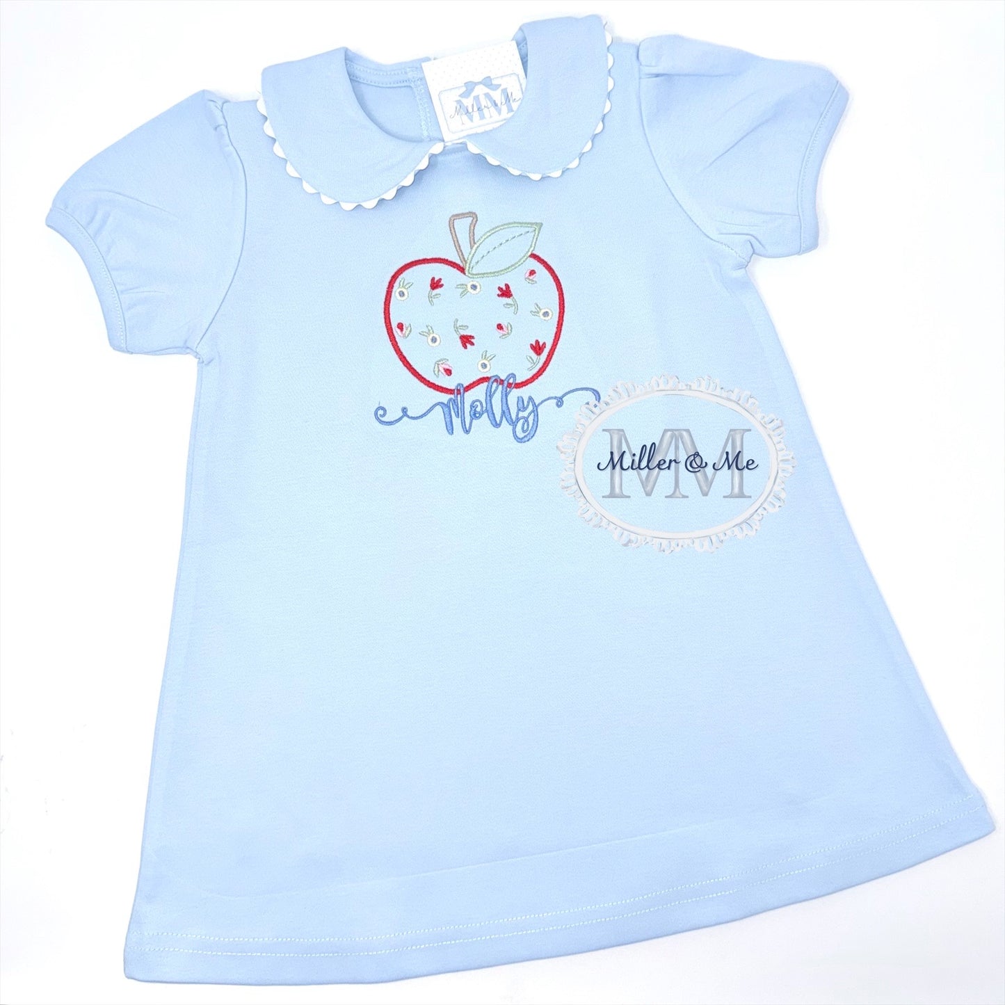 Back to School Girls Peter Pan Collar Dress