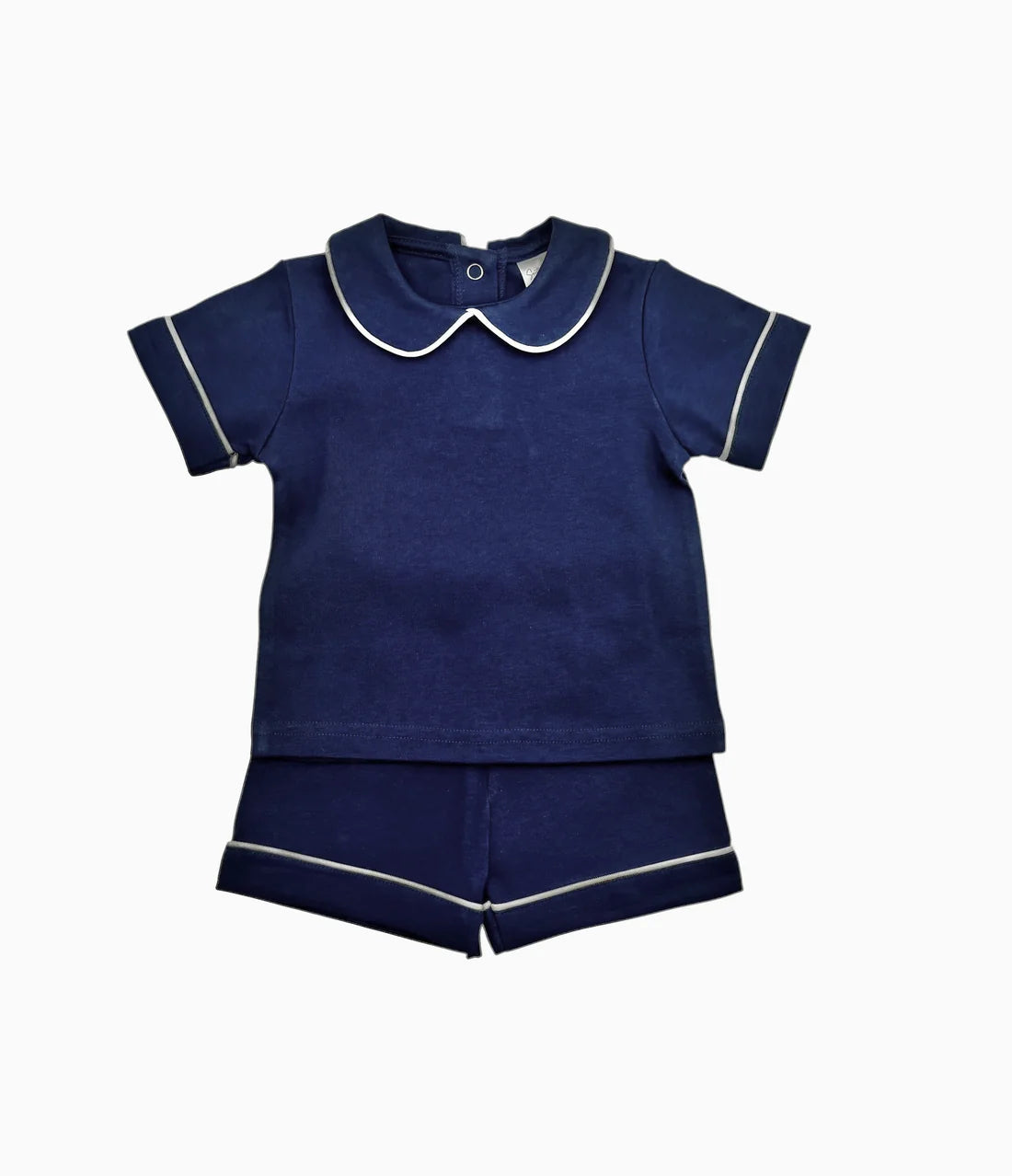 Create Your own Boys Back to School Peter Pan Collar Shorts Set
