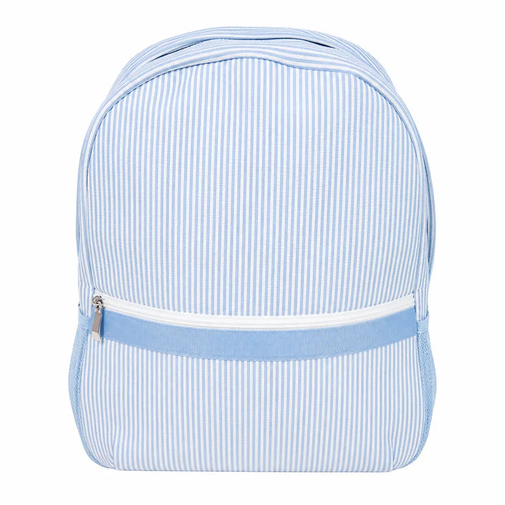 Full Size Seersucker Backpack