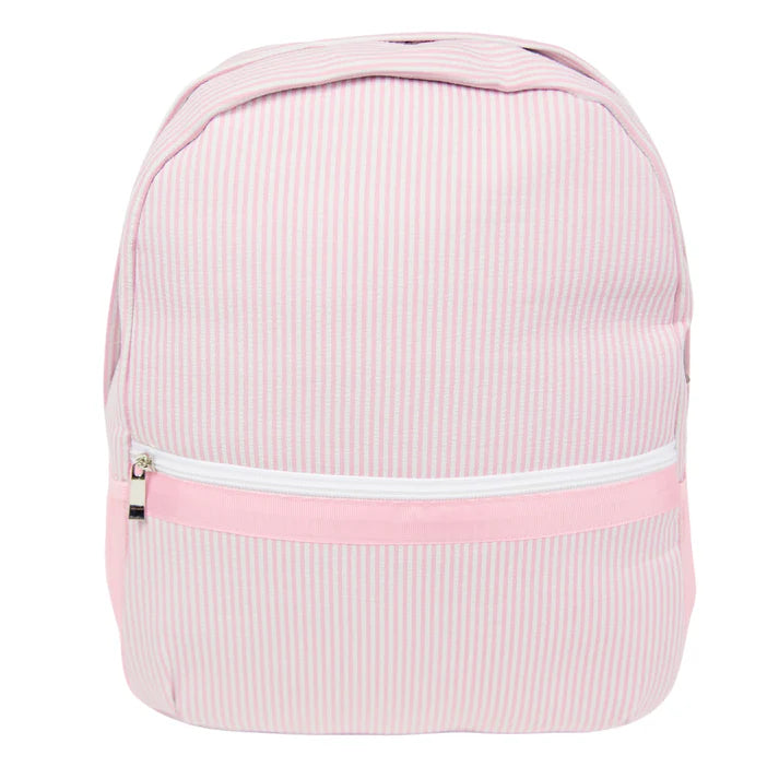 Full Size Seersucker Backpack