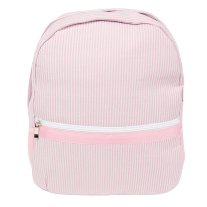 Full Size Seersucker Backpack