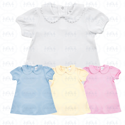 Create Your Own Girls Peter Pan Collar Back to School Dress