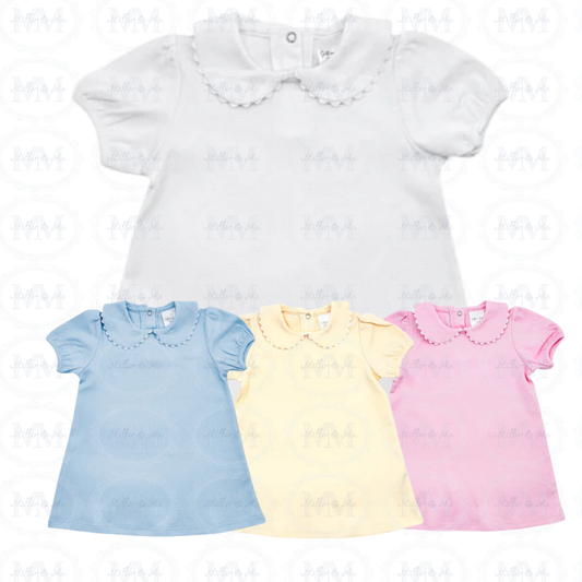Create Your Own Girls Peter Pan Collar Back to School Dress