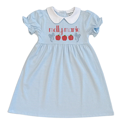 Peter Pan Collar Stripe Back to School Dress