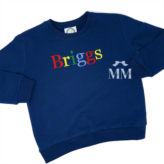 Multi-Color Name Children's Sweatshirt