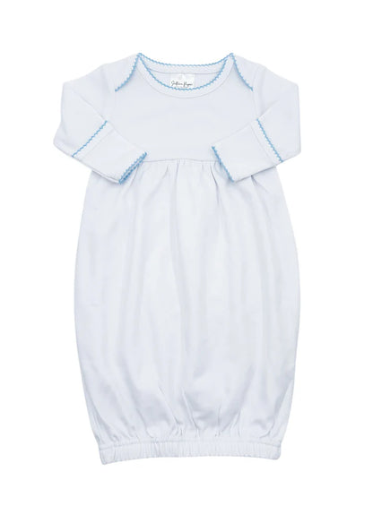 Picot Trim Baby Gown