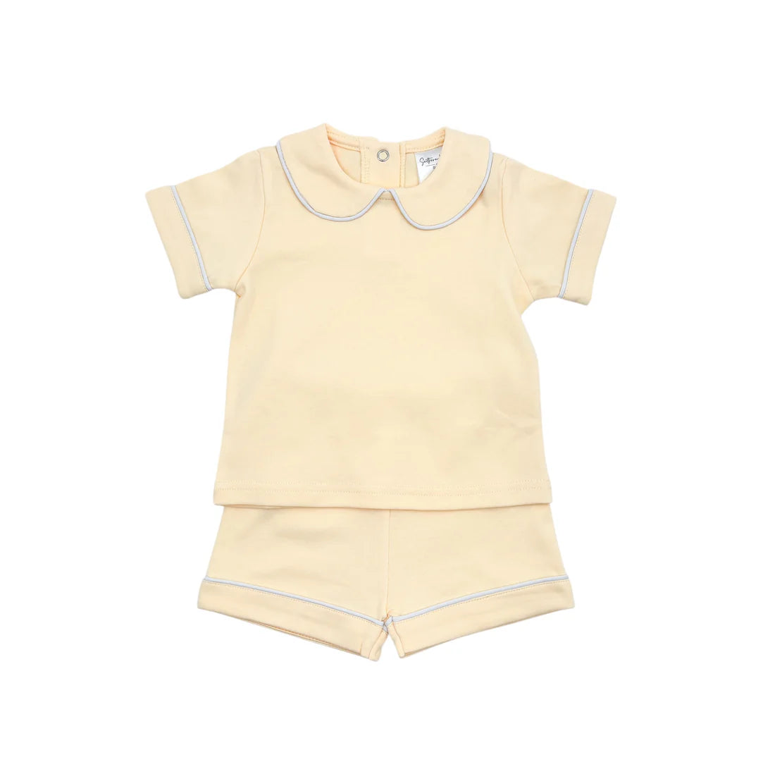 Create Your own Boys Back to School Peter Pan Collar Shorts Set