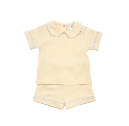 Create Your own Boys Back to School Peter Pan Collar Shorts Set