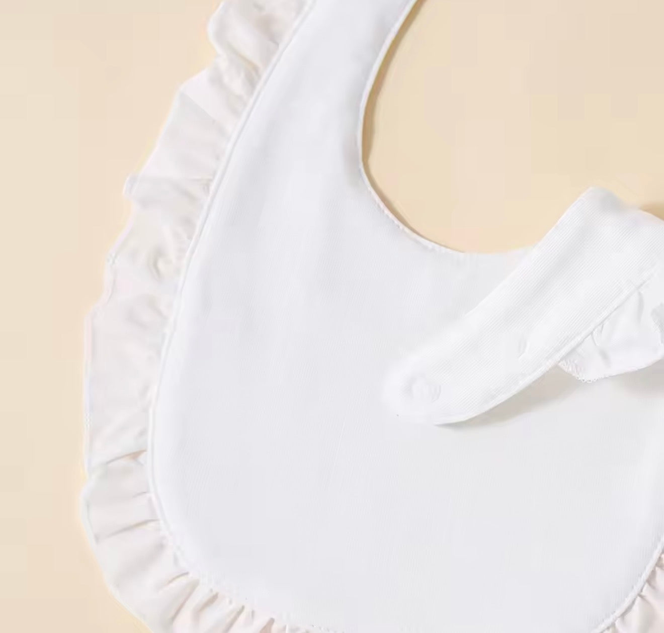 Baby Girl Ruffle Bib