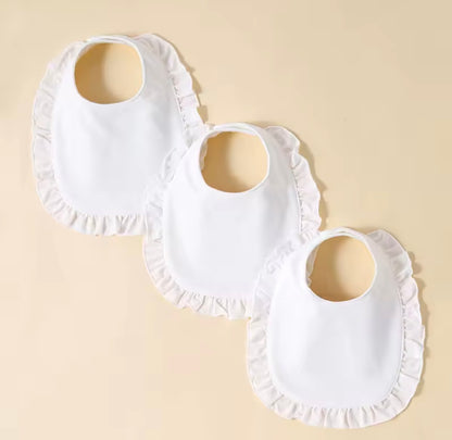 Baby Girl Ruffle Bib