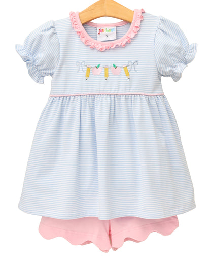 Pencil Garland Scallop Short Set - Pre-Order